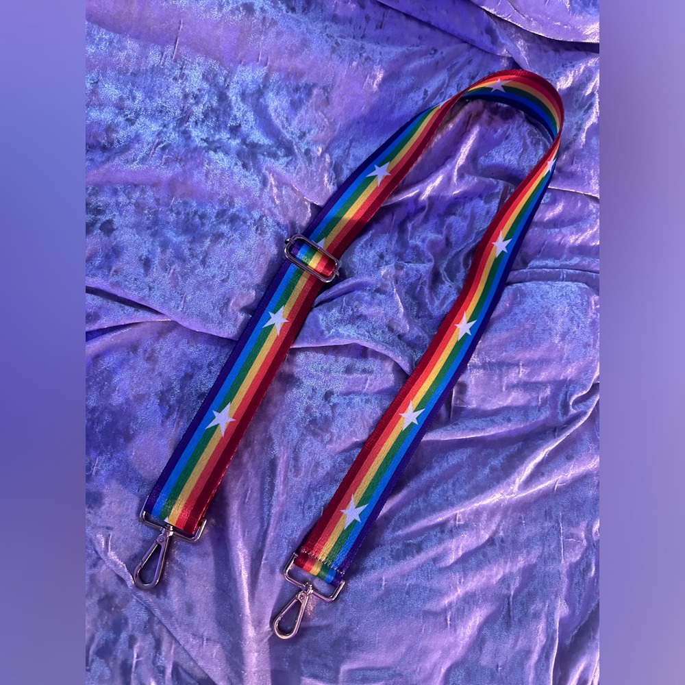 Rainbow purse/bag strap